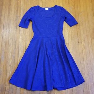 LuLaRoe Blue Nicole w/flowers